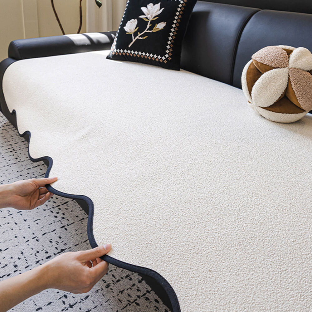 Teddy Cloud Waterproof Couch Cover