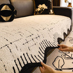 Wave Plush Couch Cover