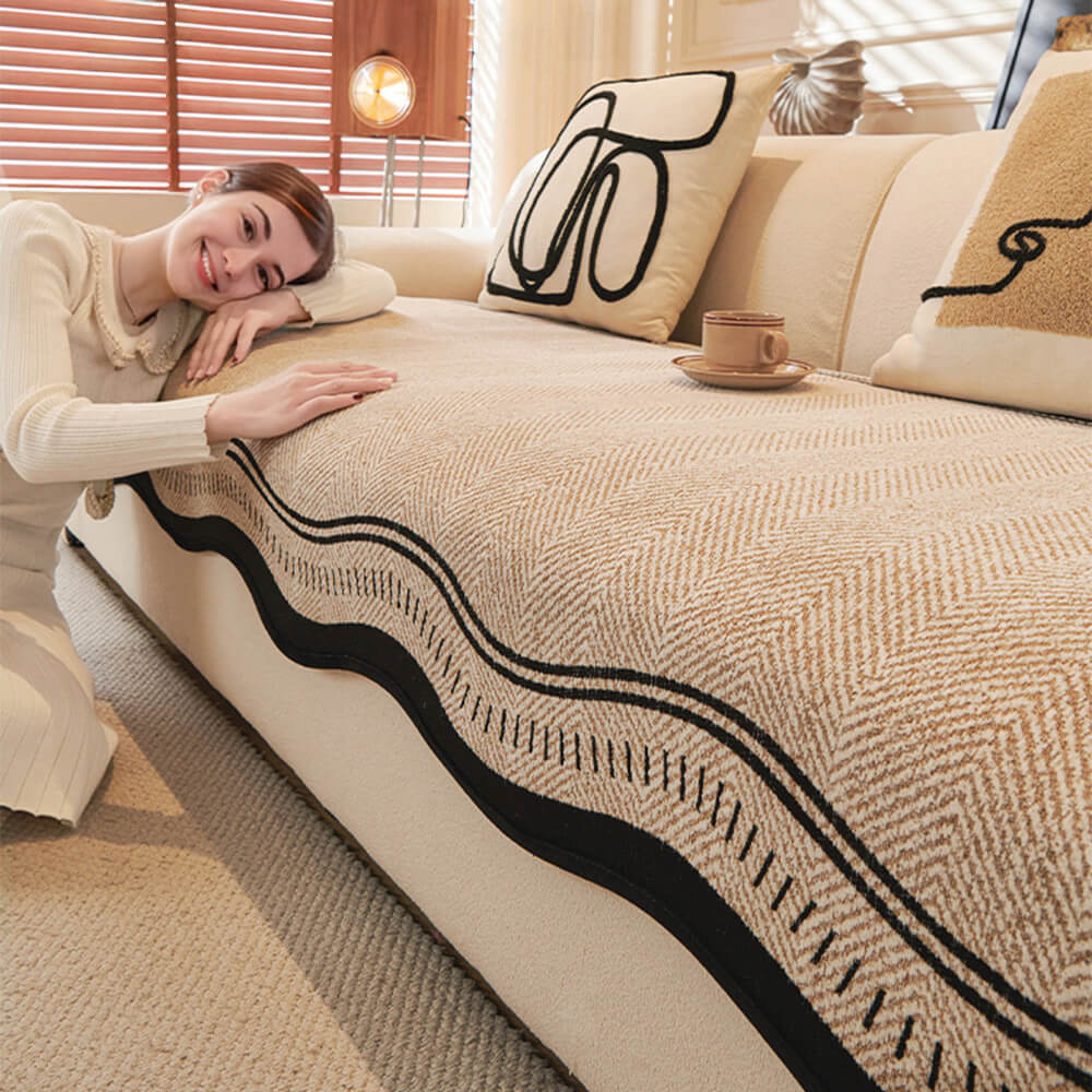 Herring Wave Non-Slip Cover