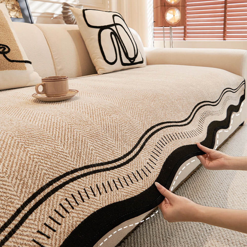 Herring Wave Non-Slip Cover