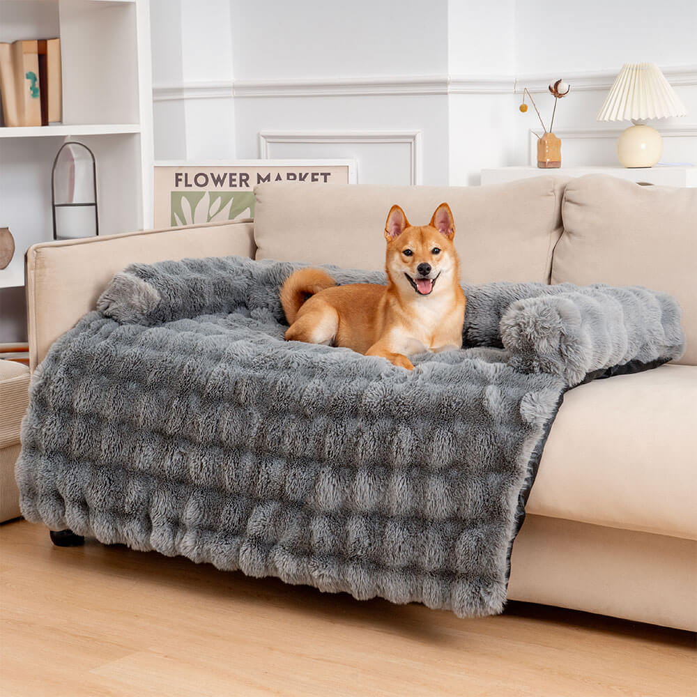 Fuzzy Calm Pet Sofa Met