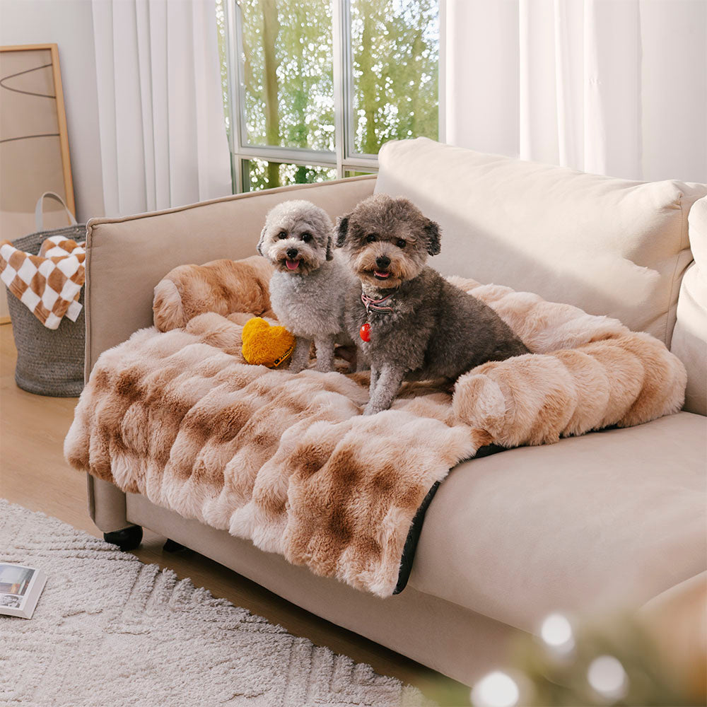 Fuzzy Calm Pet Sofa Met