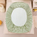 Striped Milk Velvet Fitted Sheet