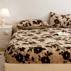 Leopard Faux Fur Fitted Sheet