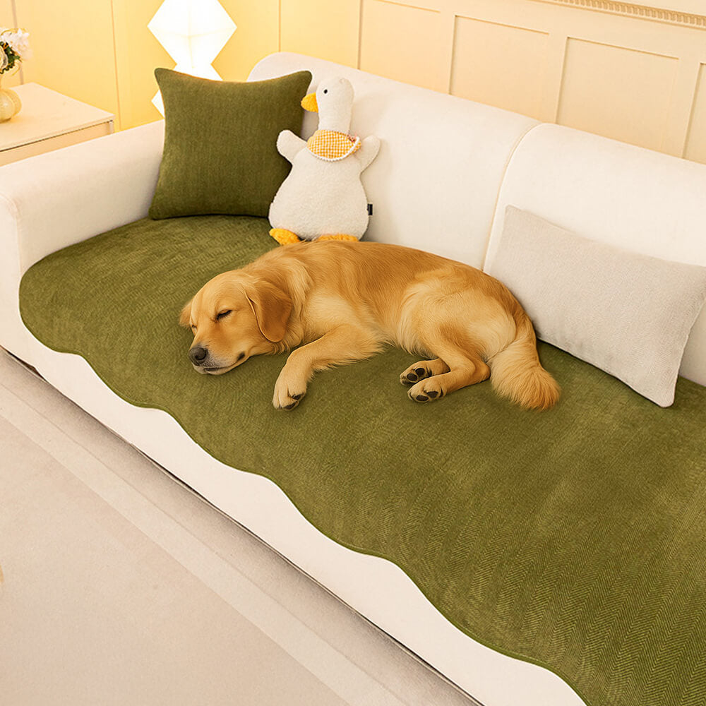 The Herring Chenille Minimal Couch Cover Image secondaire du produit