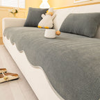 The Herring Chenille Minimal Couch Cover