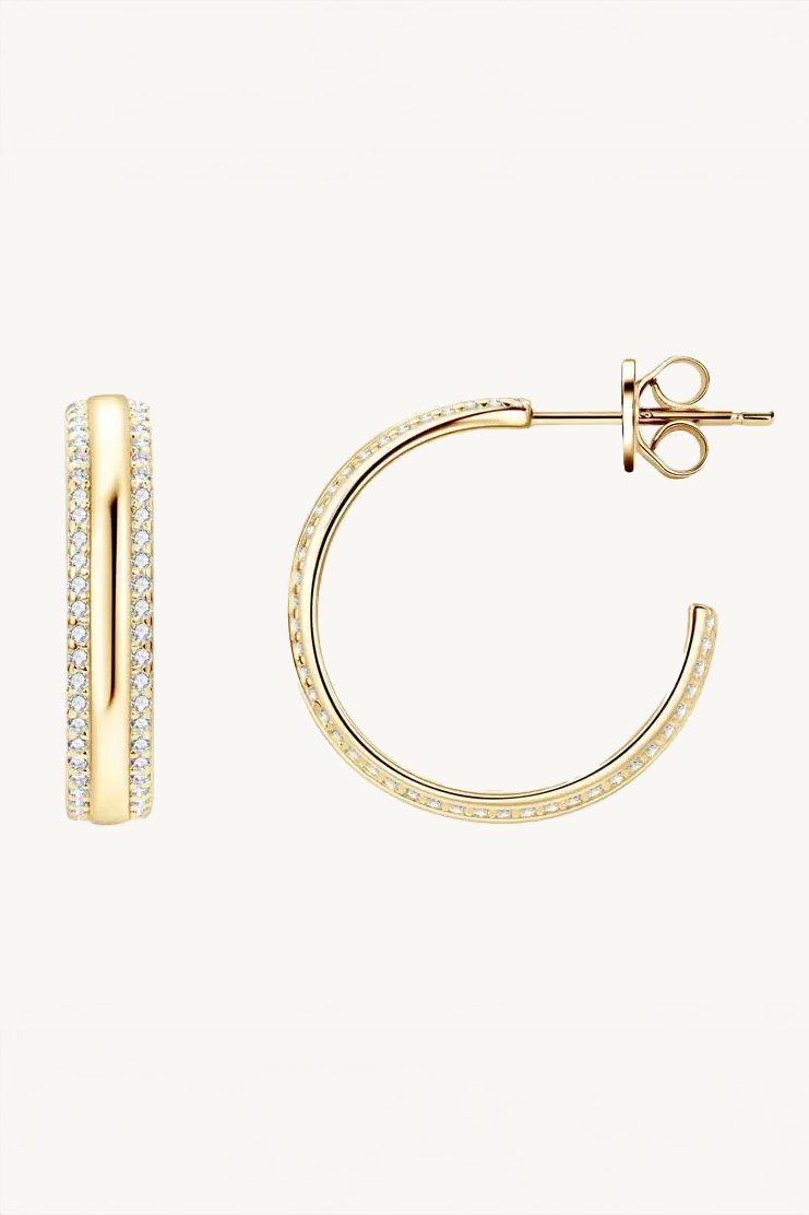 Lana Moissanit-Creolen Hauptbild