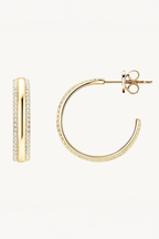 Lana Moissanite Hoop Earrings