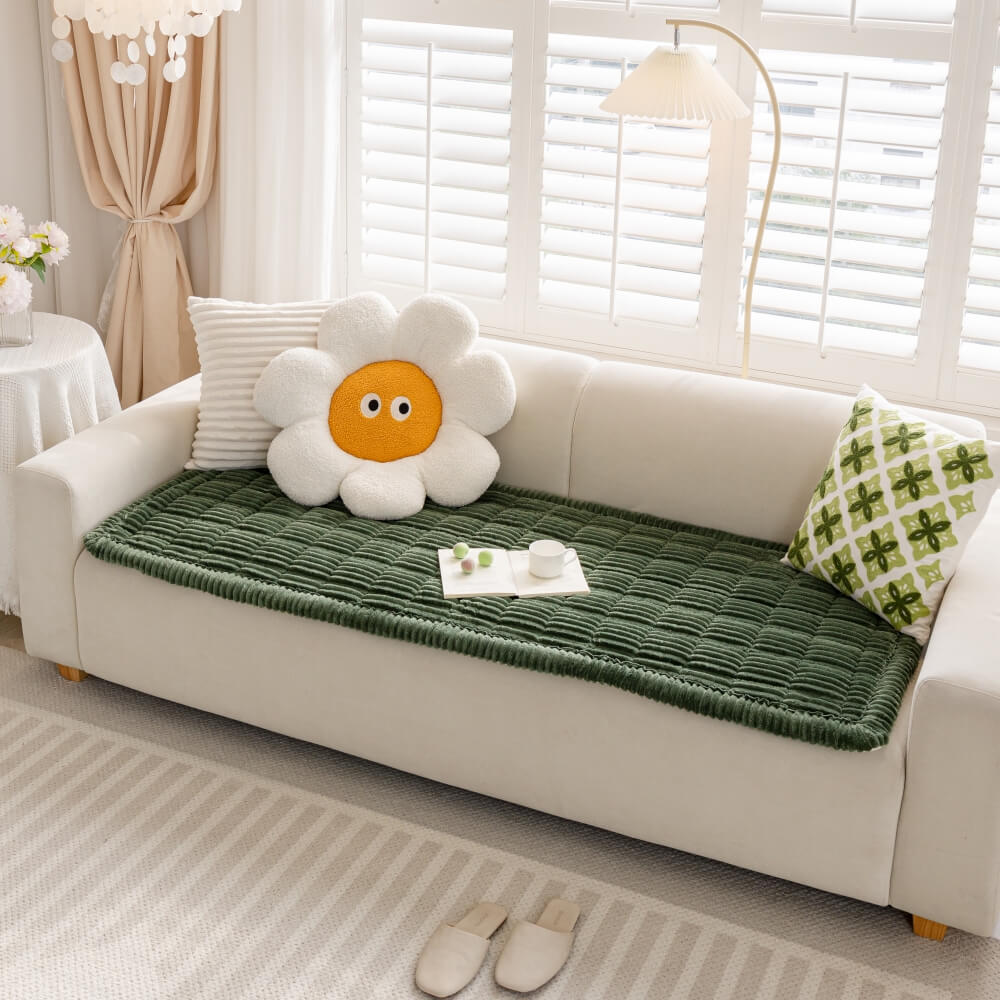 Flannel Ease Non-Slip Couch Mat