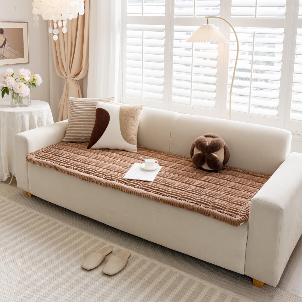 Flannel Ease Non-Slip Couch Mat