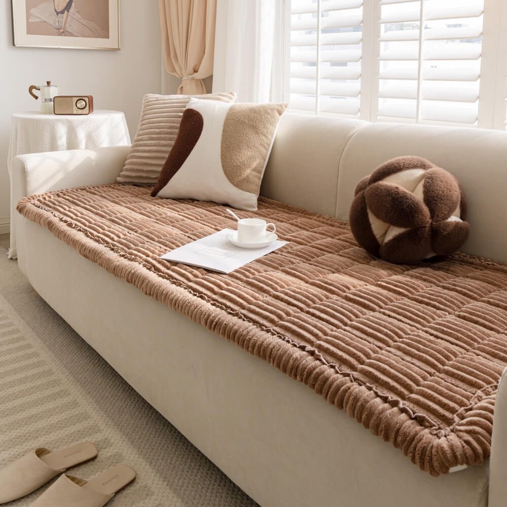 Flannel Ease Non-Slip Couch Mat