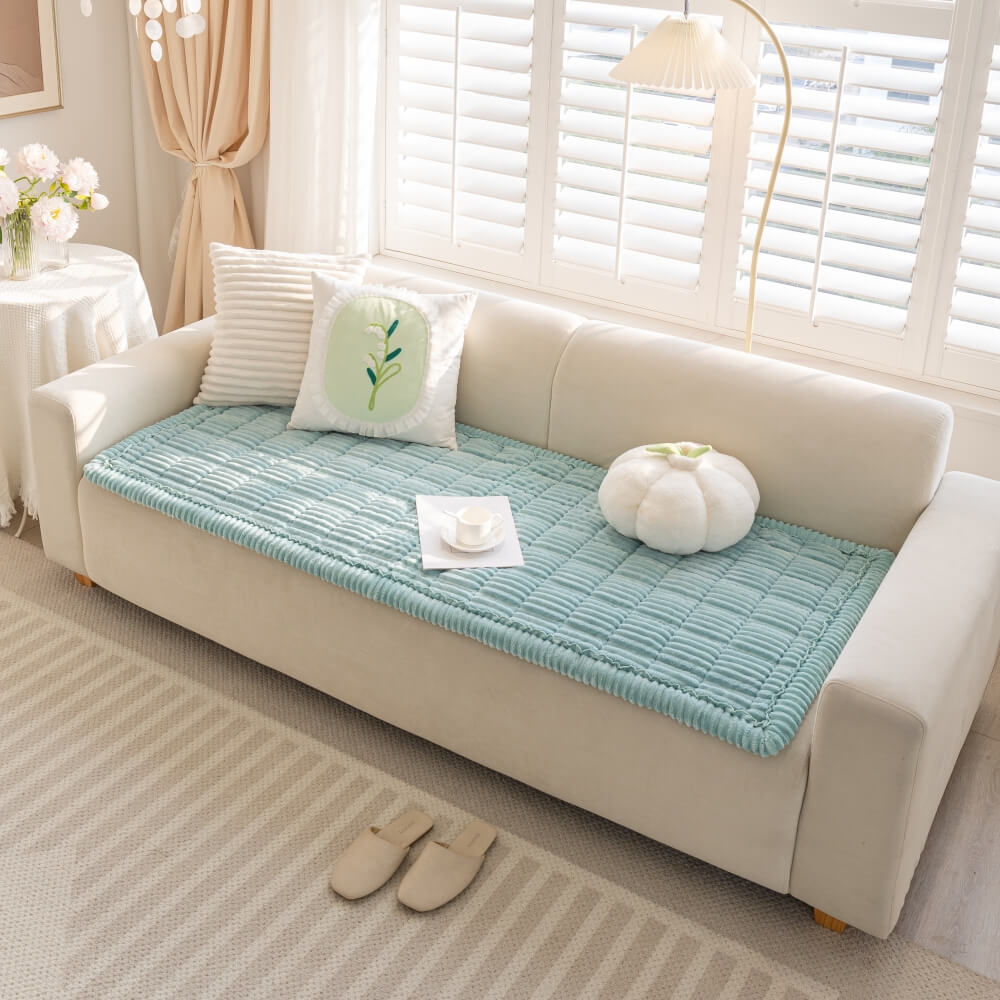 Flannel Ease Non-Slip Couch Mat