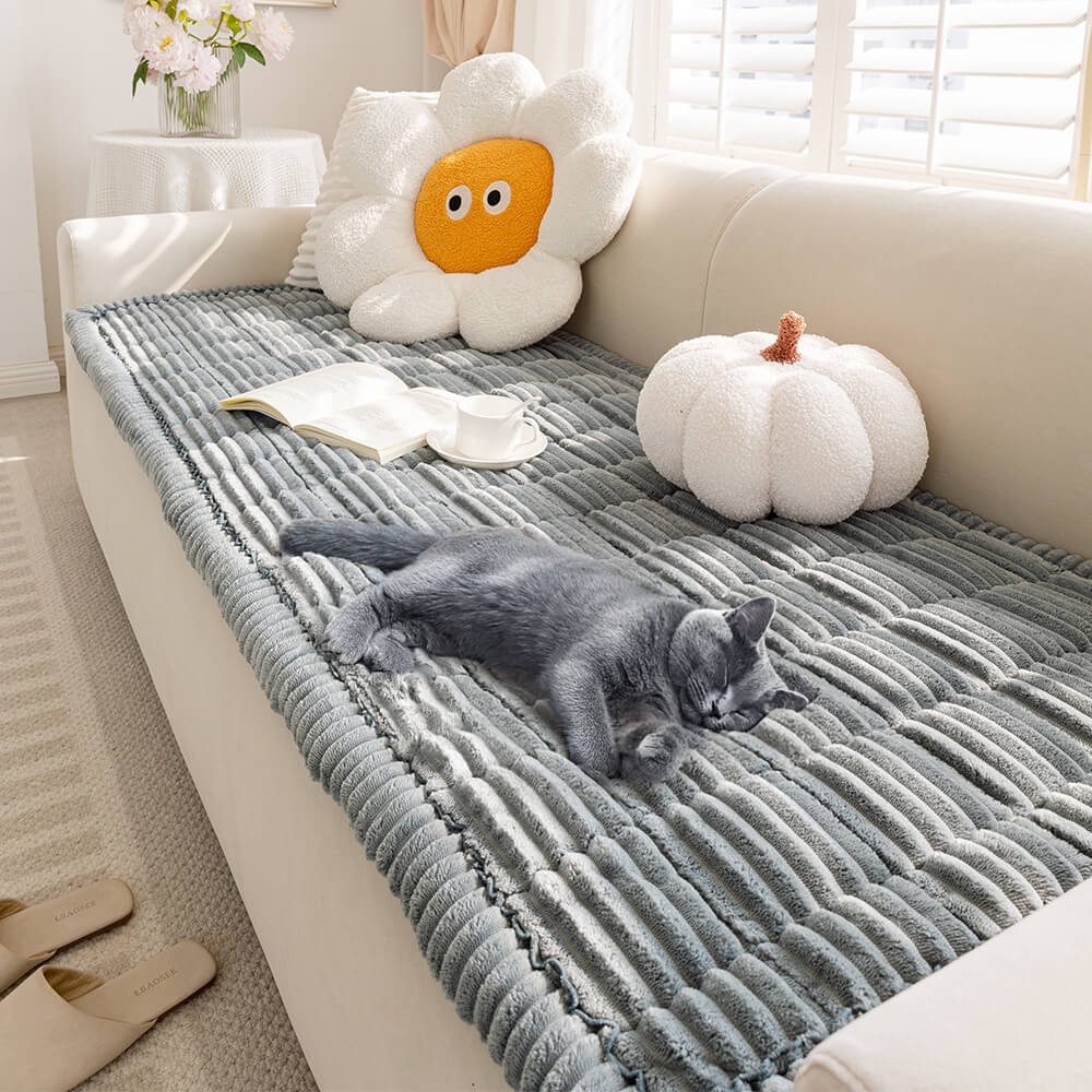 Flannel Ease Non-Slip Couch Mat Image secondaire du produit