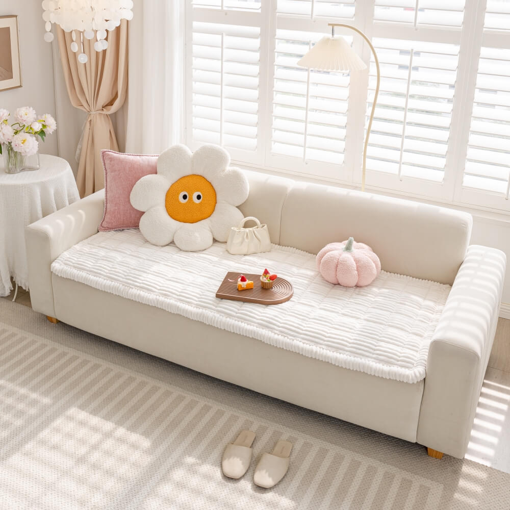 Flannel Ease Non-Slip Couch Mat