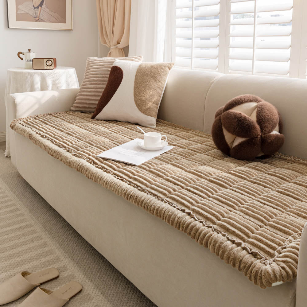 Flannel Ease Non-Slip Couch Mat