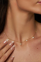 Liora Moissanite Choker Necklace