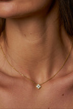 Lucky Clover Moissanite Necklace