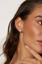 Moissanite Cushion Stud Earrings