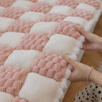 The Plush Block Couch Cover