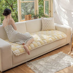 The Plush Block Couch Cover
