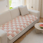 The Plush Block Couch Cover