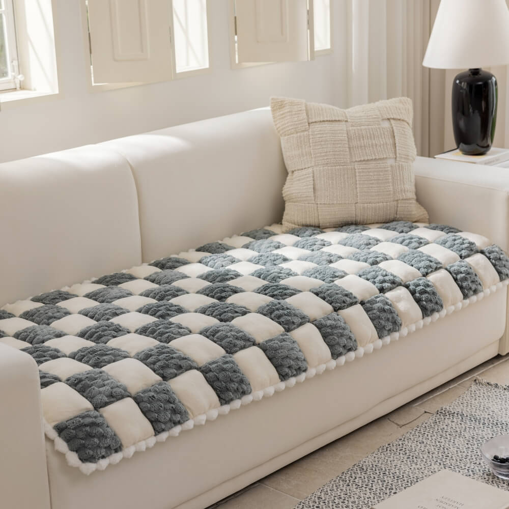 The Plush Block Couch Cover Image principale du produit