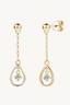 Radiance Drop Moissanite Earrings