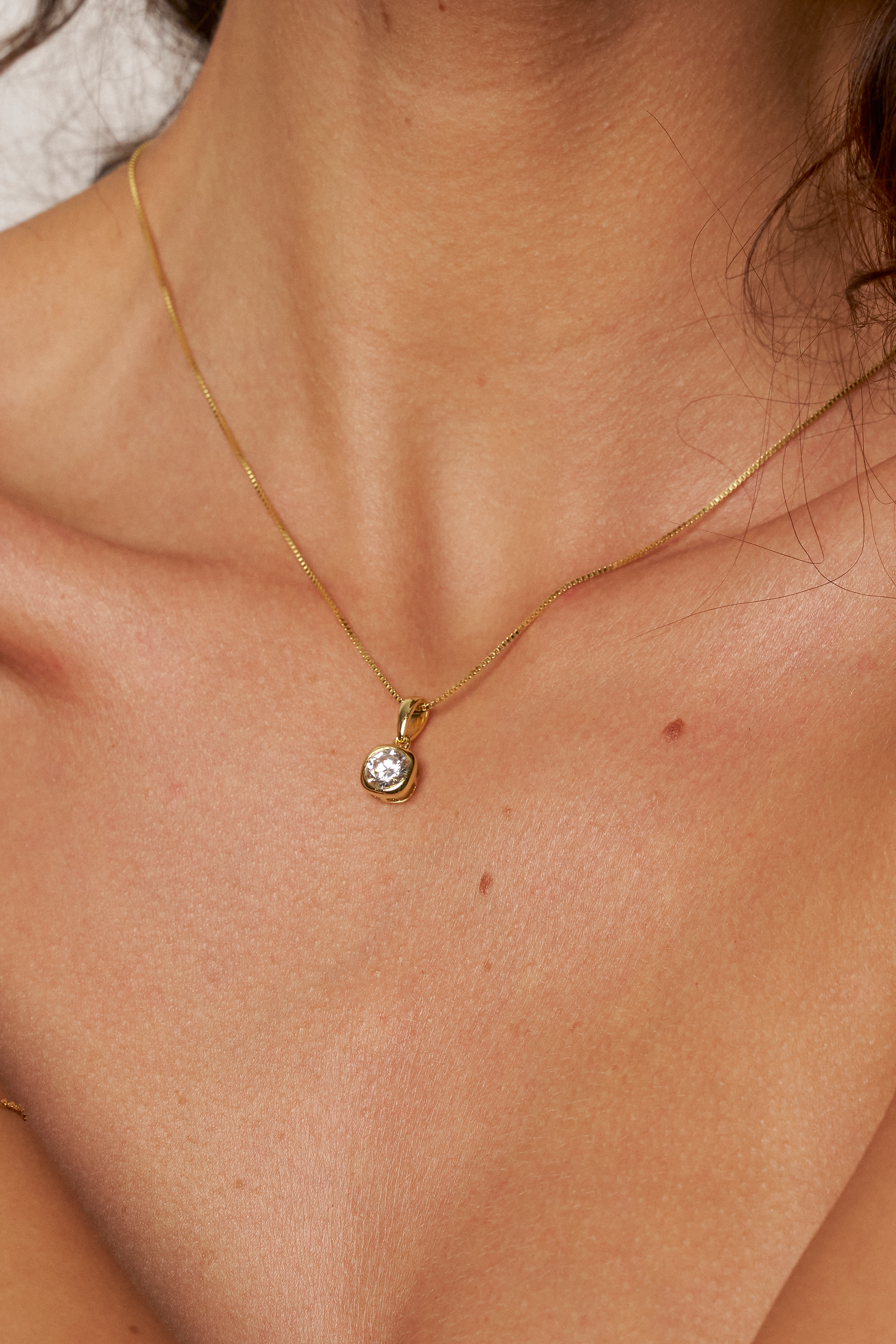 Radiant Cushion Moissanite Pendant