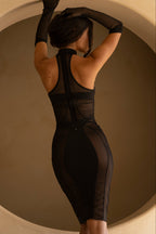 Raven Sheer Desire Dress Set