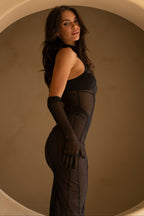 Raven Sheer Desire Dress Set