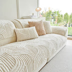Geo Plush Couch Cover