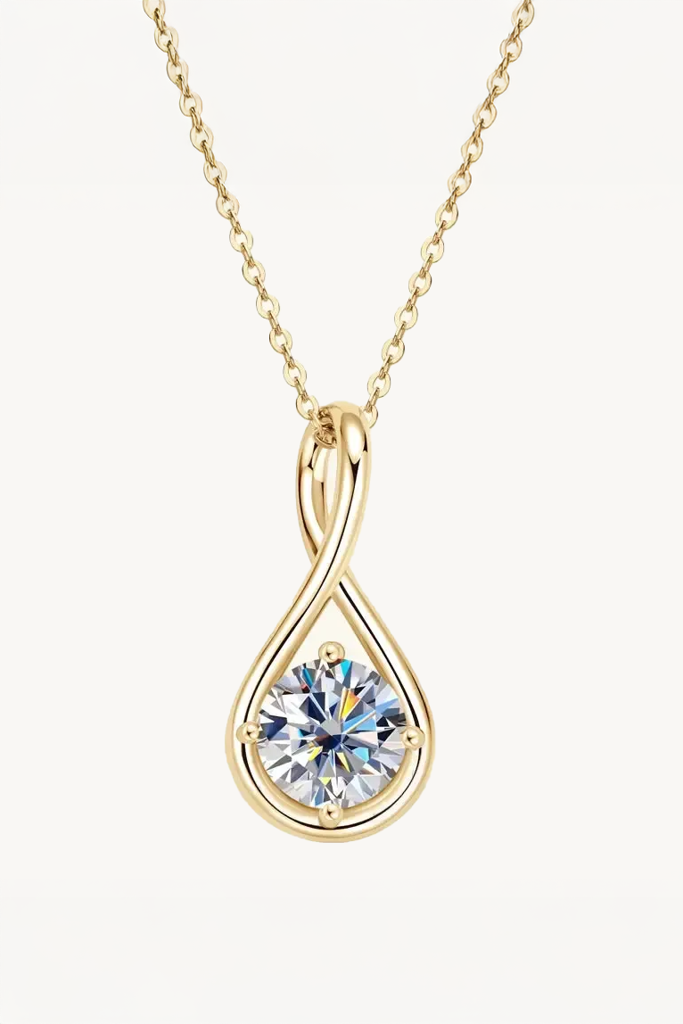 Seraphine Infinity Moissanite Necklace Main image