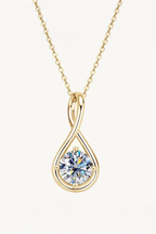 Seraphine Infinity Moissanite Necklace