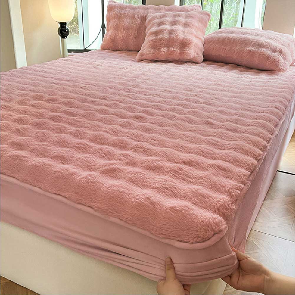 Bubble Plush Fitted Sheet