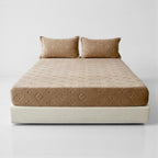 MonoFloral Milk Velvet Fitted Sheet
