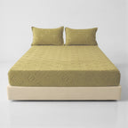 Mono Floral Milk Velvet Bedding Combination