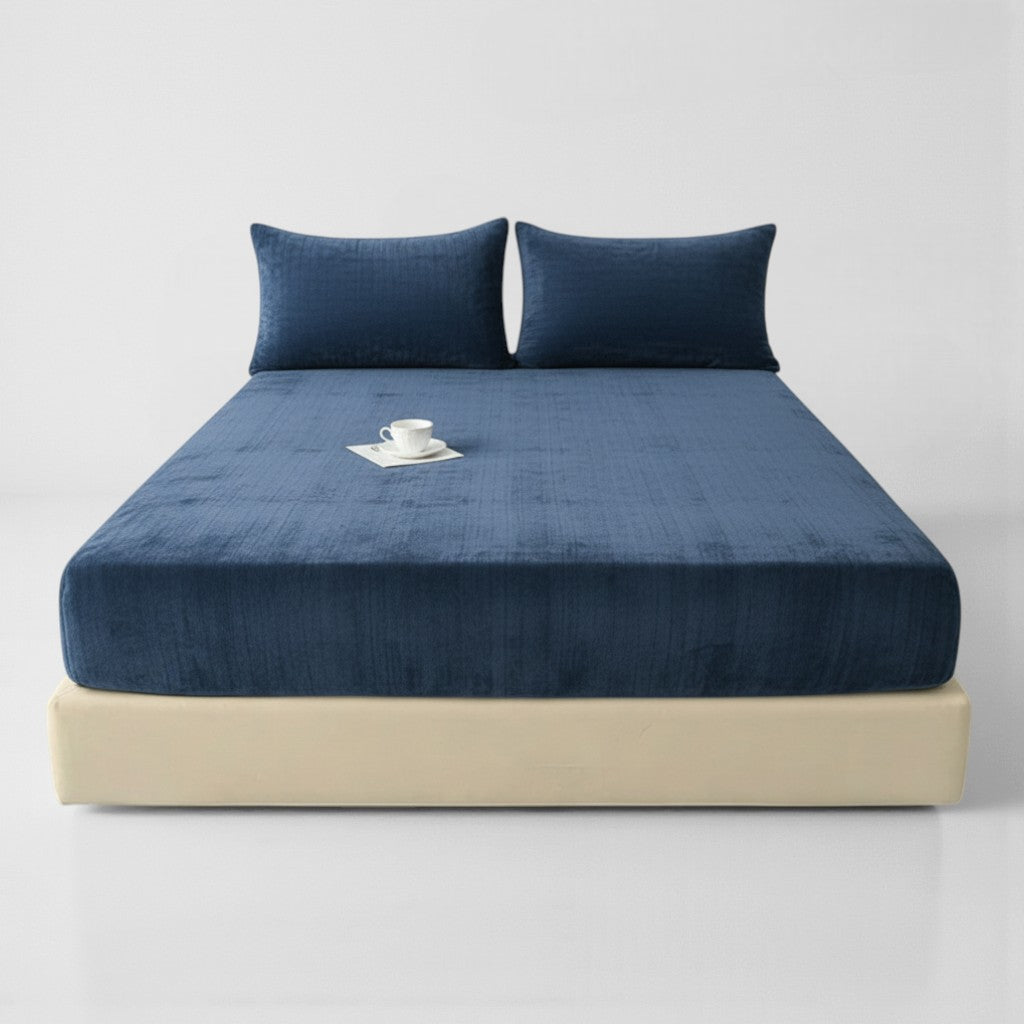 Minimal Cloud Milk Velvet Fitted Sheet Image principale du produit