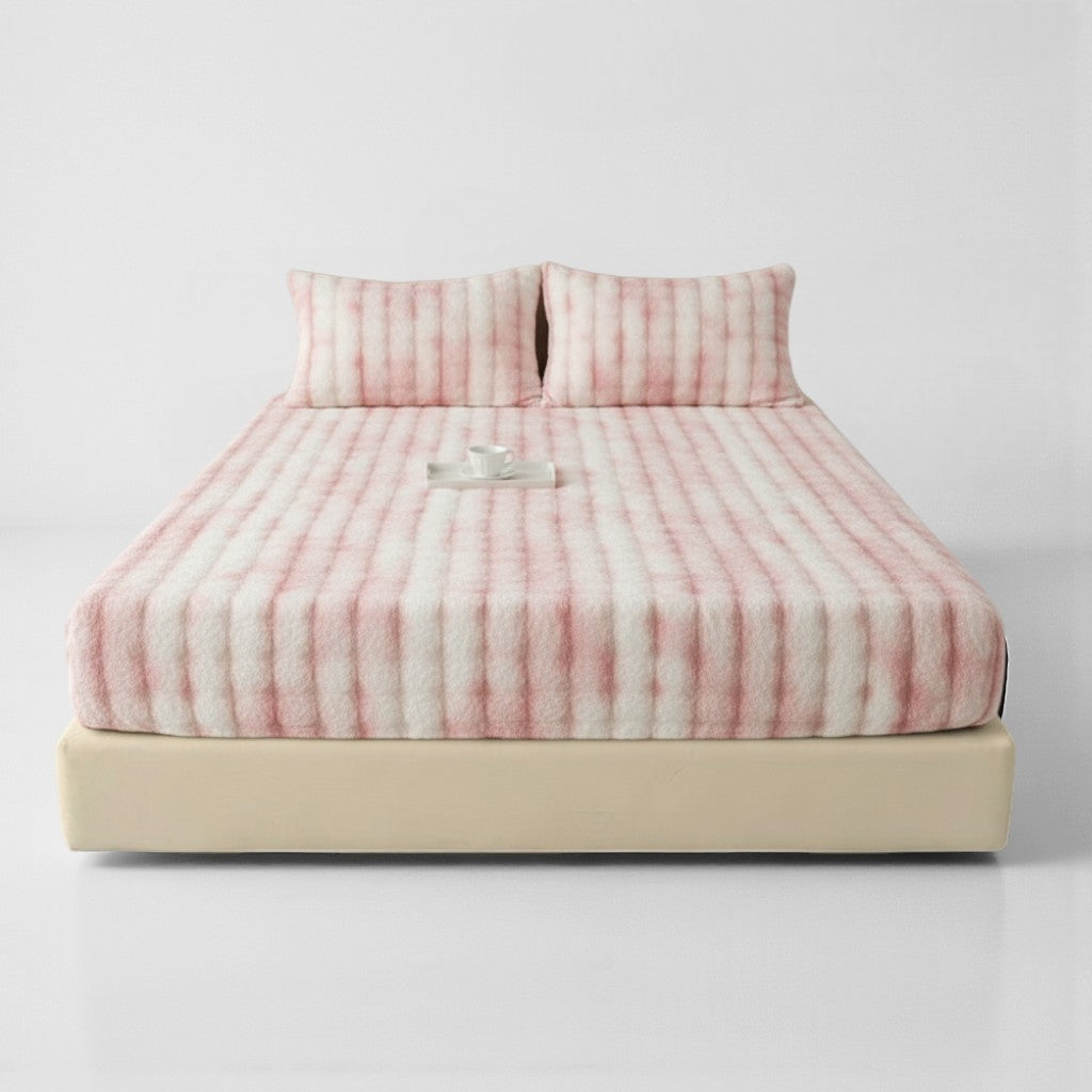 Faux Rabbit Plush Fitted Sheet