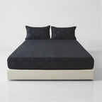 Mono Floral Milk Velvet Bedding Combination