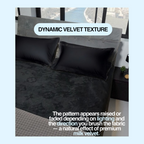 Mono Floral Milk Velvet Bedding Combination